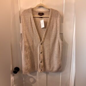 Vintage Eddie Bauer Cream Knit Vest